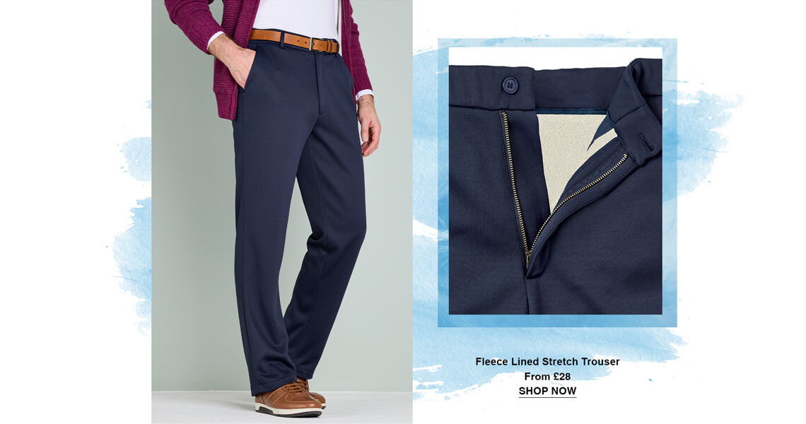 Pegasus Fleece Lined Stretch Trouser - MT352